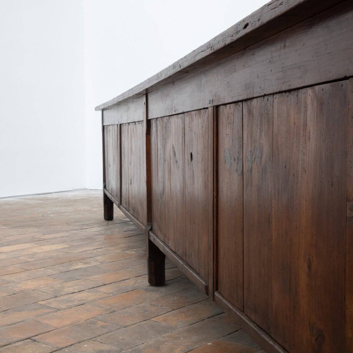 Grande table de drapier vintage, 1920