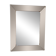 Faceted mirror with rose-coloured frame – Italy, 1980s