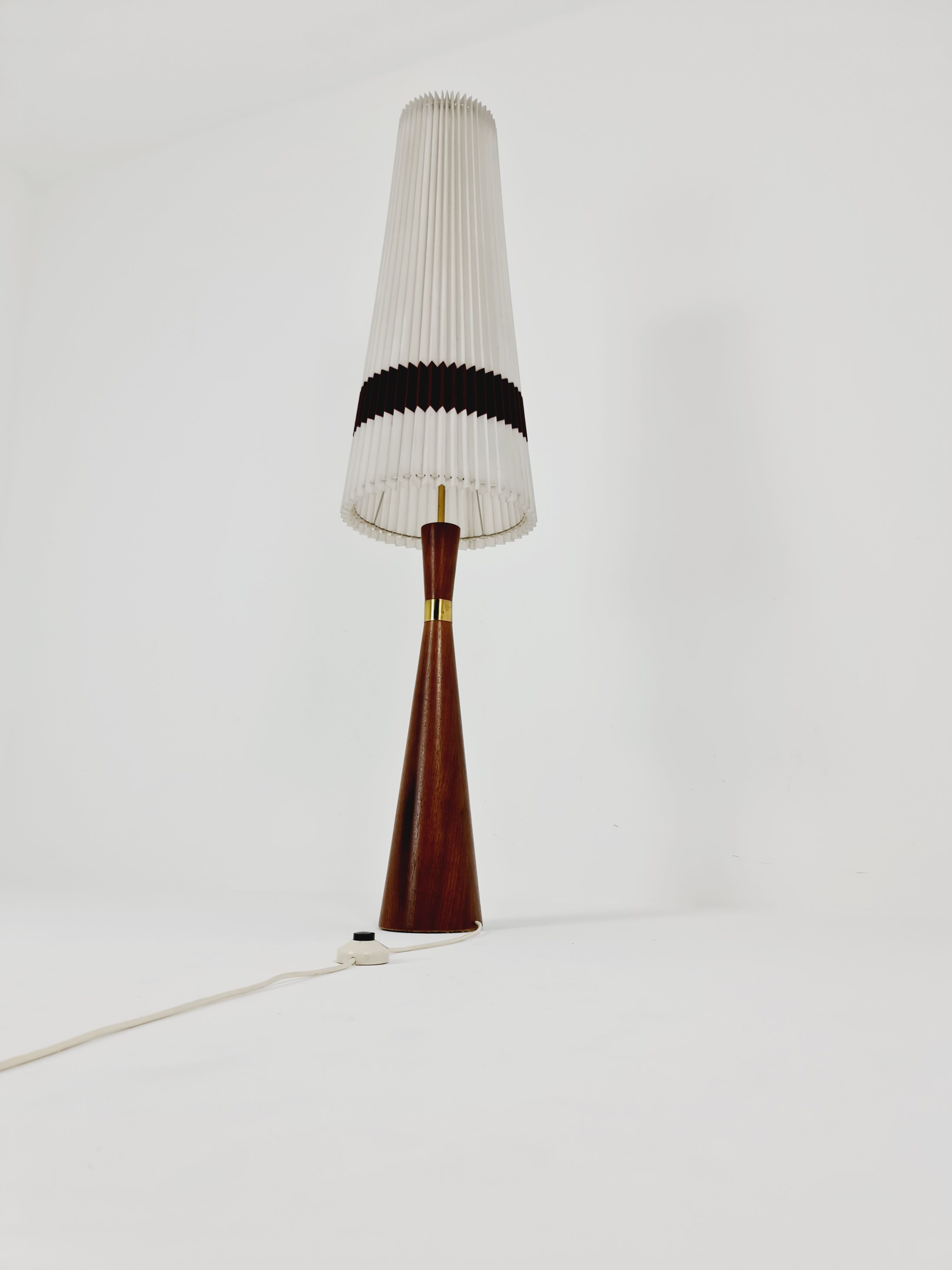 Mid century Danish teak floor lamp  from the 60s