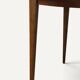Round extendable dining table in teak – 1960s