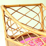 Baby rattan bed