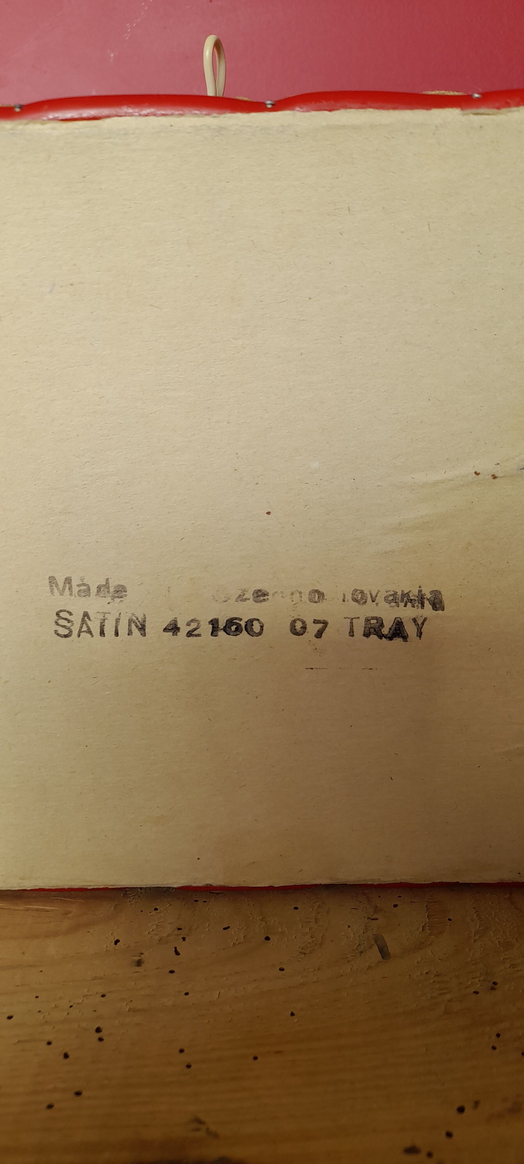 Sewing box rope and scoubidous 60s