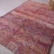 Purple Vintage Moroccan Rug 187 x 296 cm, Berber Handmade Wool Rug Bohemian