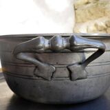 Soup bowl and its tin tray