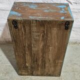 Blue Burmese teak display case