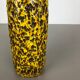 Pottery Super Yellow Color Fat Lava Multi-Color Vase Scheurich WGP, 1970s