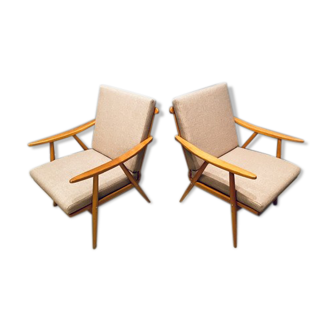 Pair of thonet armchairs 1960