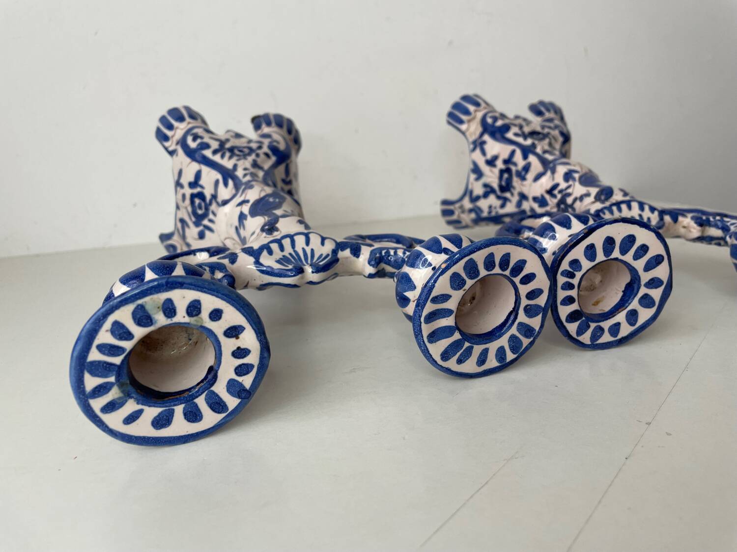 Ceramic candle holders