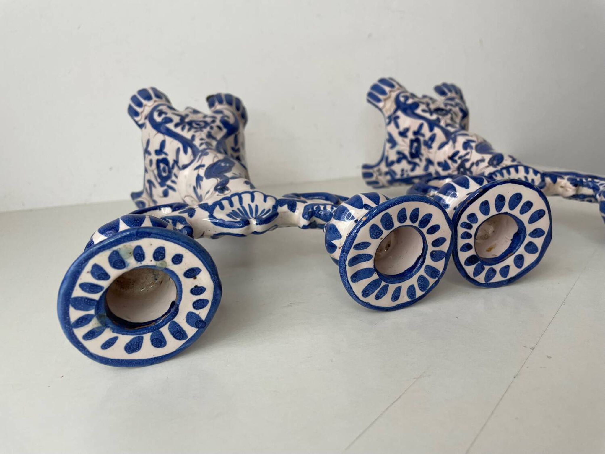 Ceramic candle holders