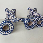 Ceramic candle holders