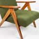 Vintage B-310 VAR Olive Curly Structural Armchair 1970s - 2 pieces available