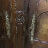 Paire de porte d'armoire en noyer