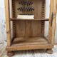 19th-century English pine display cabinet
