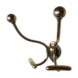 Vintage brass coat rack