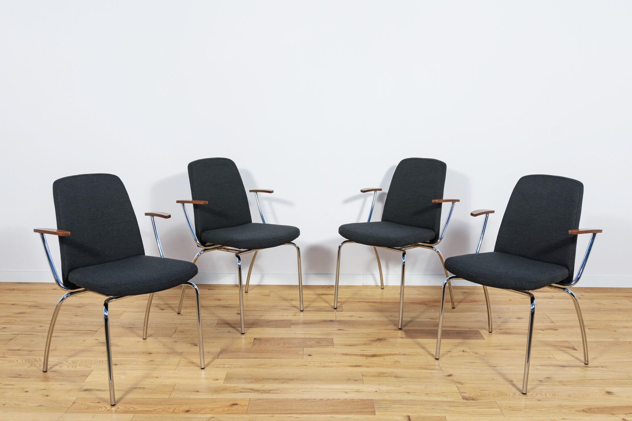 Danish Conference Armchairs, Cube Design, 2010s,  Set of 4