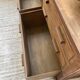 50s pitch pine haberdashery cabinet