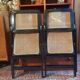 Folding cane chairs