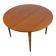 Table de repas ronde extensible en teck – années 60