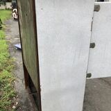 Fridge cabinet antique enamel furniture of metier