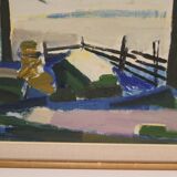 Winter day in the garden by Kåge Liefwendal 1960s