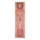 1970s Turkish Hand-Knotted Wool Cotton Pink Runner 87x294