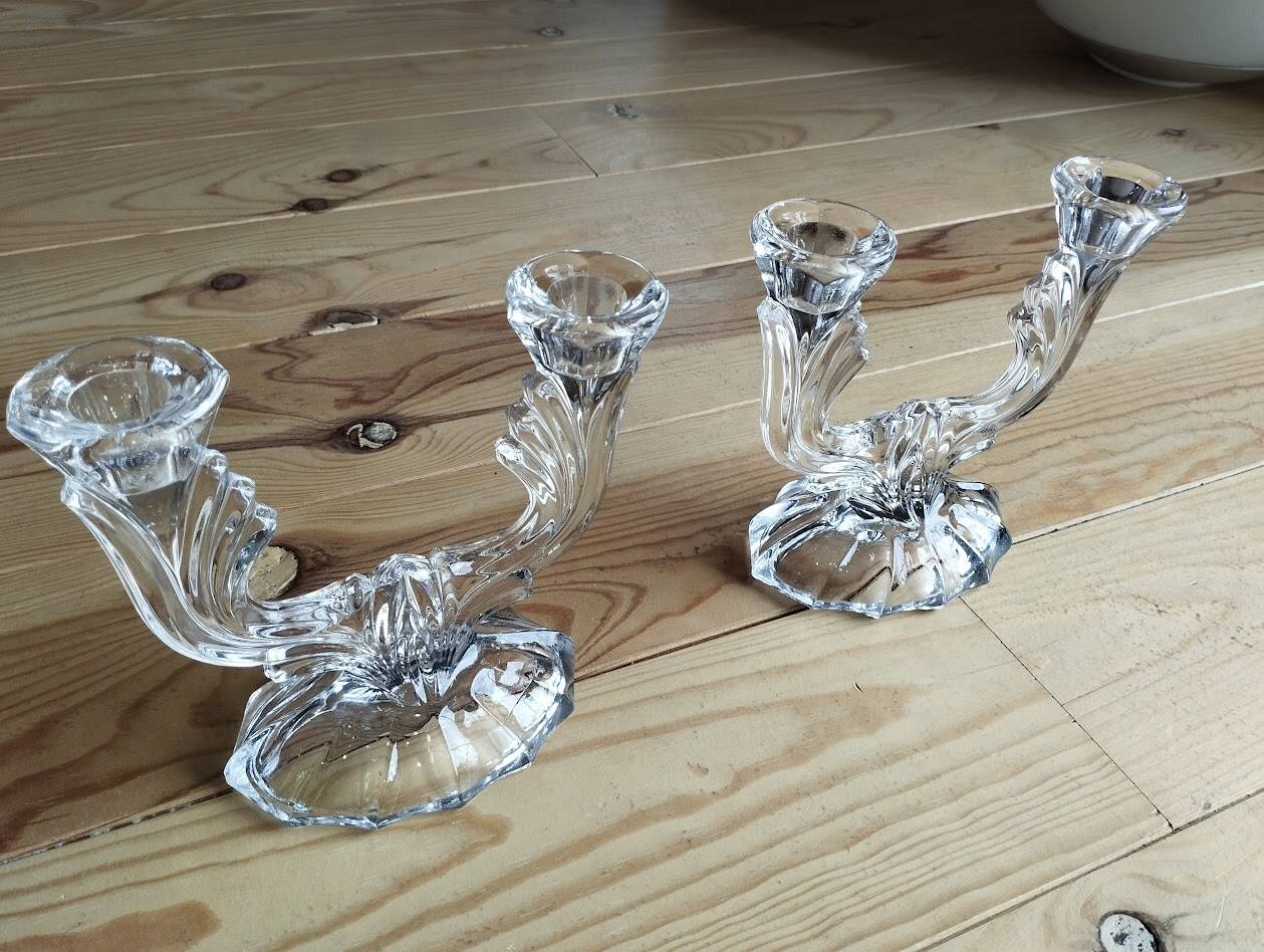 Pair of vintage candlesticks