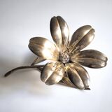 Cendrier en métal en forme de fleur Plame 1960
