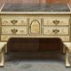 Chinoiserie Buffet with Marble Top in Chippendale Style