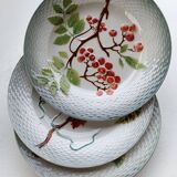 Barbotine dessert plates