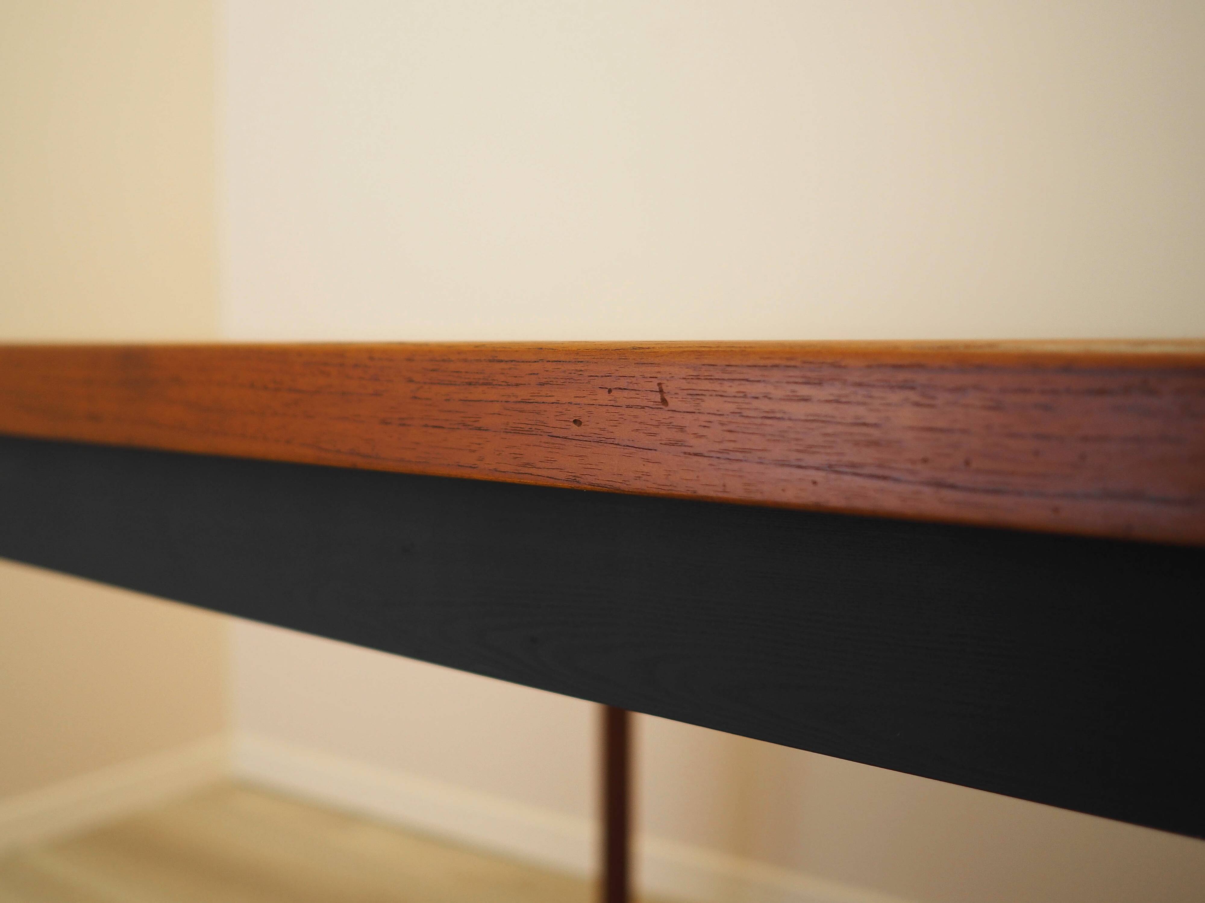 Teak extending dining table Henning Kjærnulf, Vejle, 1960s