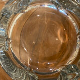 Crystal basin of the art crystallery of vannes circa 1970
