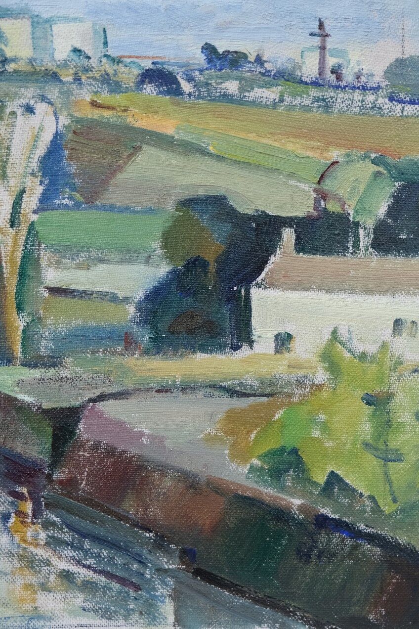 Swedish modern painting, 1960s, oil on canvas