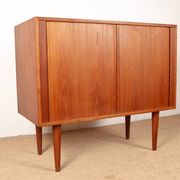 Small Danish Enfilade in teak model 42 by Kai Kristiansen, Feldballes.