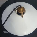 Art Deco opaline pendant lamp