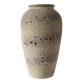 Vase en céramique de lave des années 1960, fabriqué par West-German Pottery