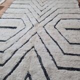 Handmade wool Berber rug 300X200 cm