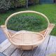 Vintage wicker fruit basket