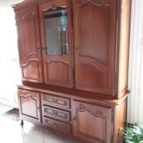 Solid cherry vessel with showcase