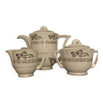 Moulin des Vents Orchies coffee maker, sugar bowl and milk jug set