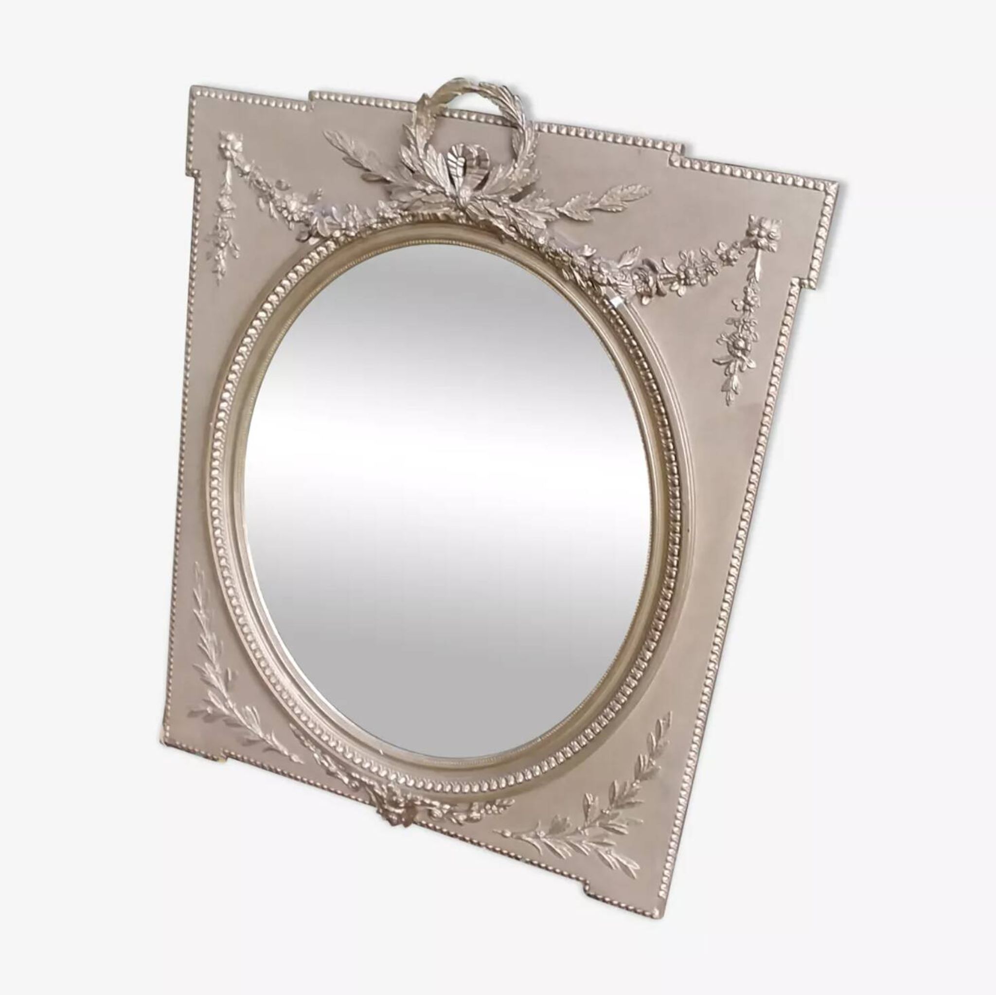 Trumeau Miroir de style Louis XVI 90x74