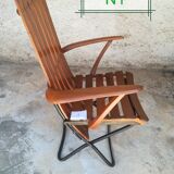 Fauteuil pliant en bois de teck