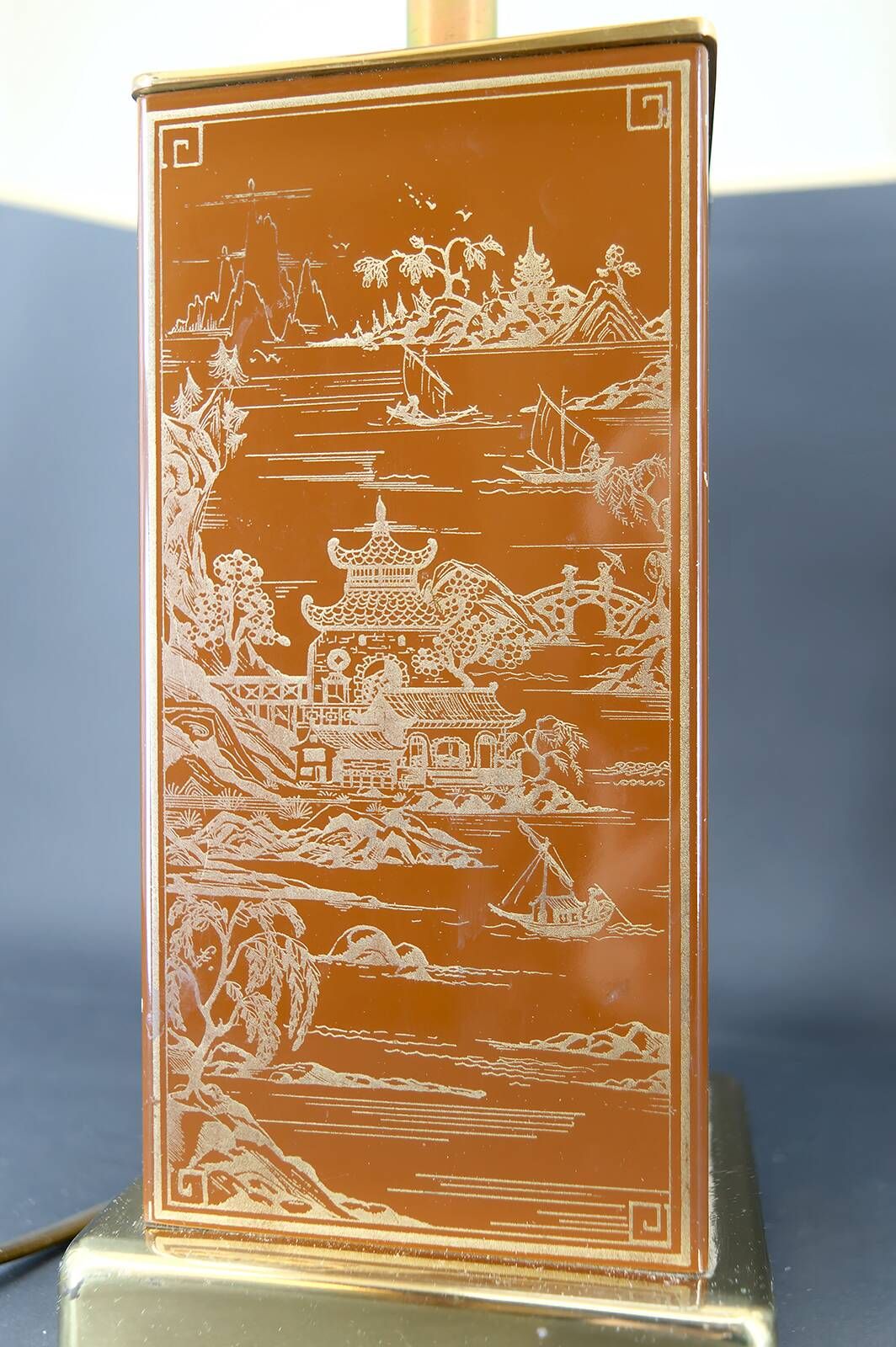 Pair of Chinese and Japanese Style Lamps
