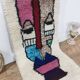 Tapis berbère marocain artisanal  172 x 65 cm