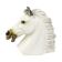 Grand buste classique cheval du Parthénon style grec plâtre 39 cm