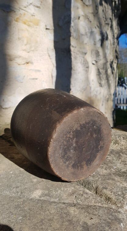 Pyrite sandstone bottle