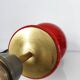 Red ceramic lamp base 53 cm high