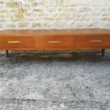 Low teak sideboard