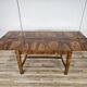 Extendable Art Deco table in olive root