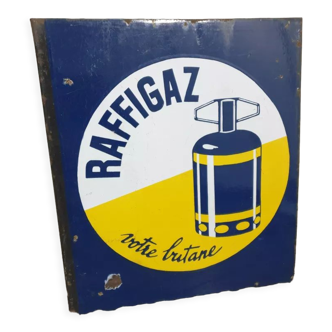 Raffigaz enamelled plate