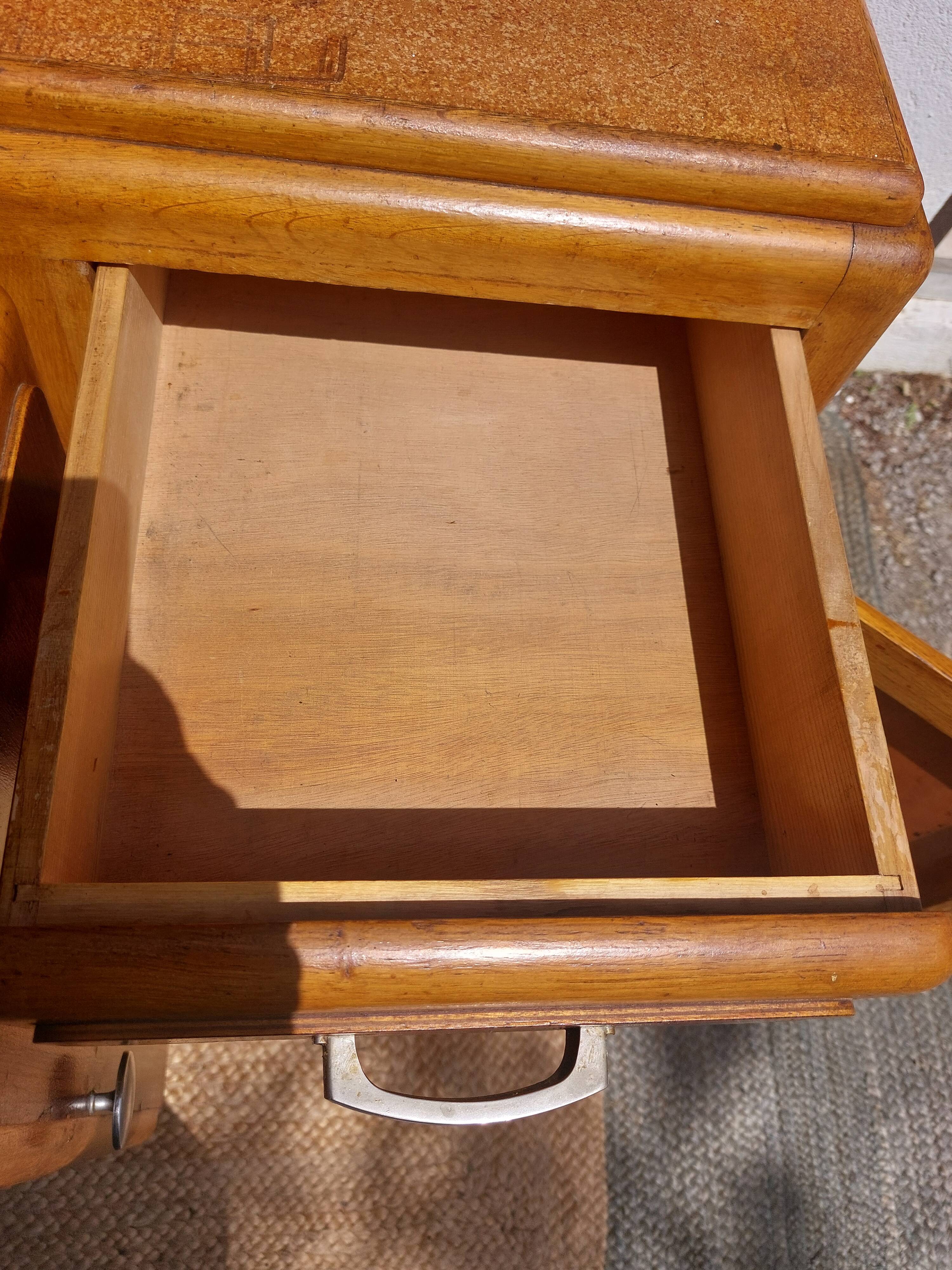 Mado buffet base, 3 asymmetrical doors, vintage